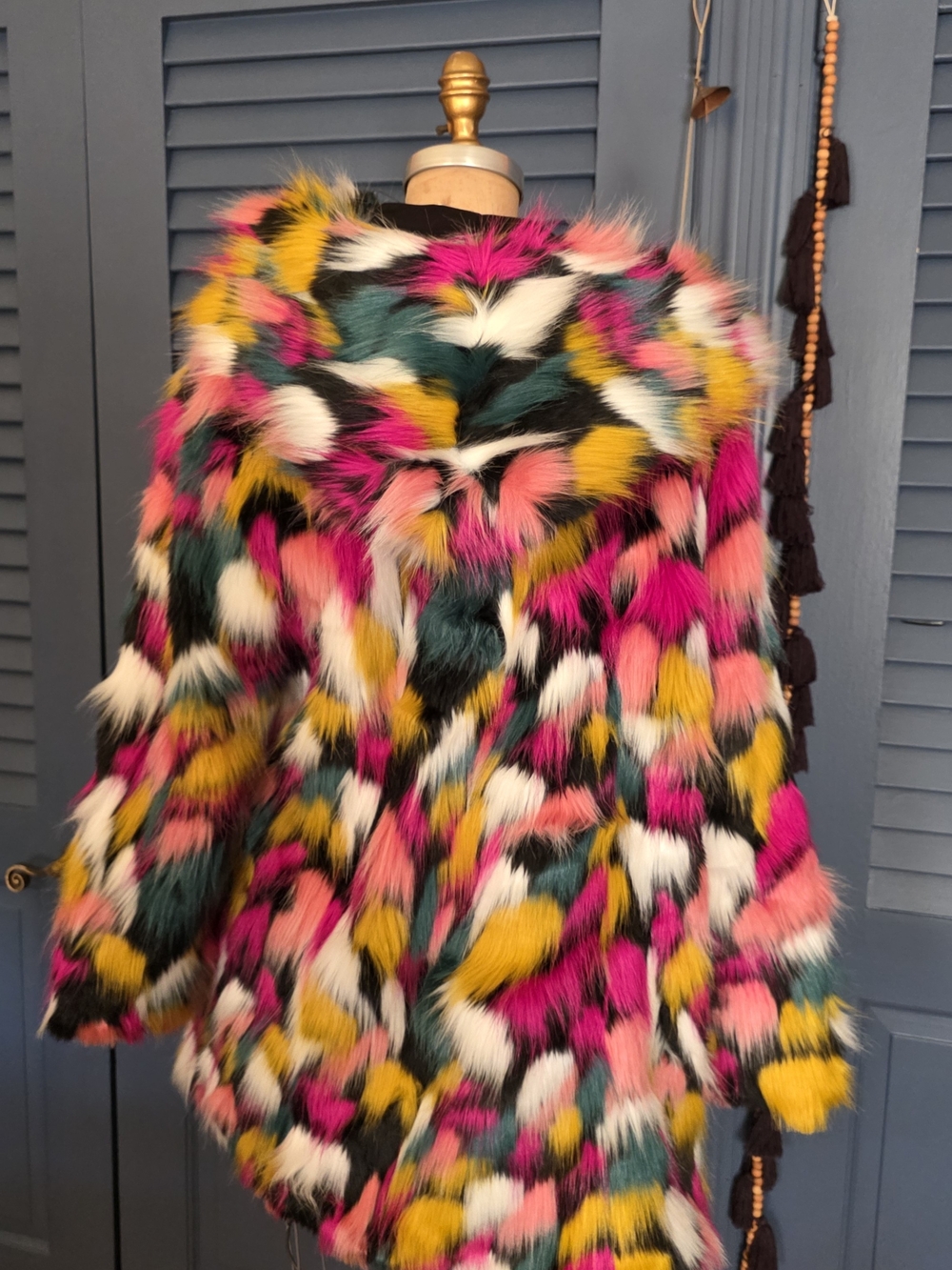 SpiritHoods Collector's Edition Monarch Butterfly Faux Fur Coat - Picture 12 of 13